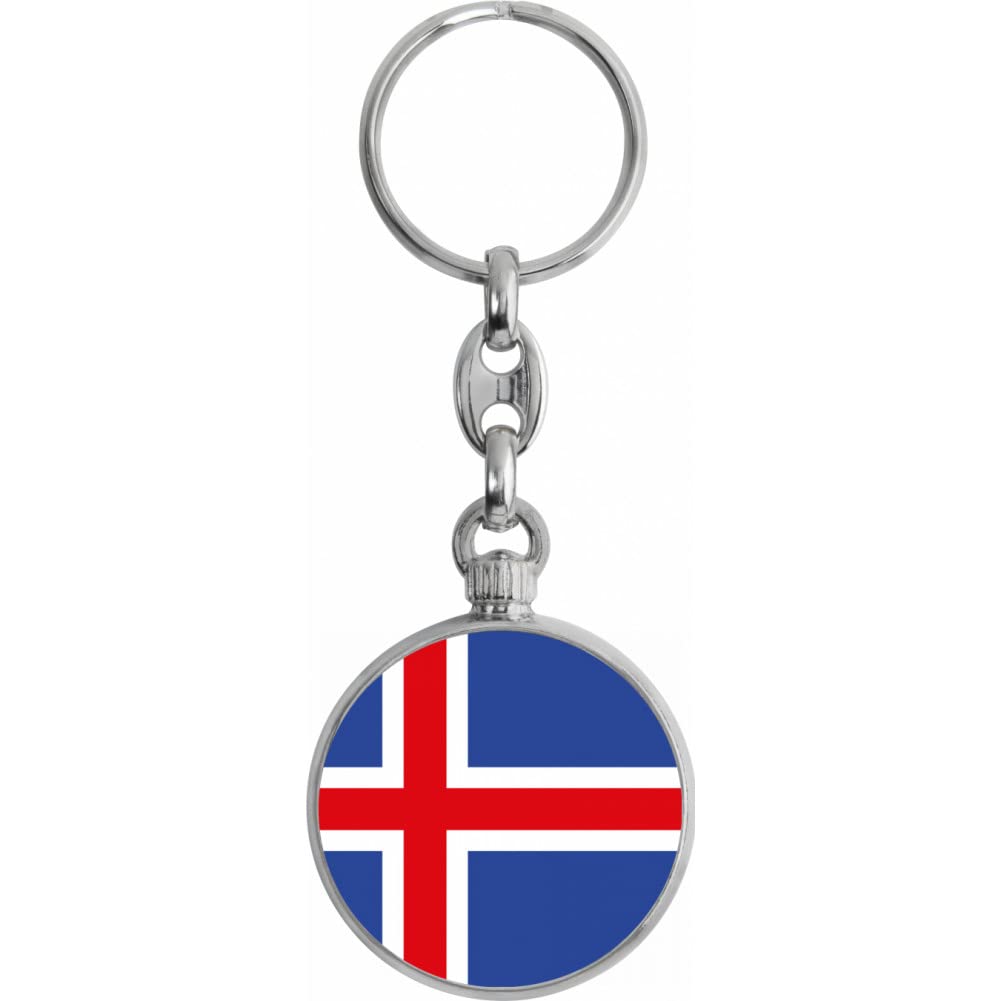 Toff London Iceland Flag Keyring