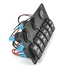 QUWEI-Generic-MarineBoat-Car-6-Gang-Switch-Panel-with-Light-5-Pin-OnOff-Rocker-Switch QUWEI-Generic-MarineBoat-Car-6-Gang-Switch-Panel-with-Light-5-Pin-OnOff-Rocker-Switch