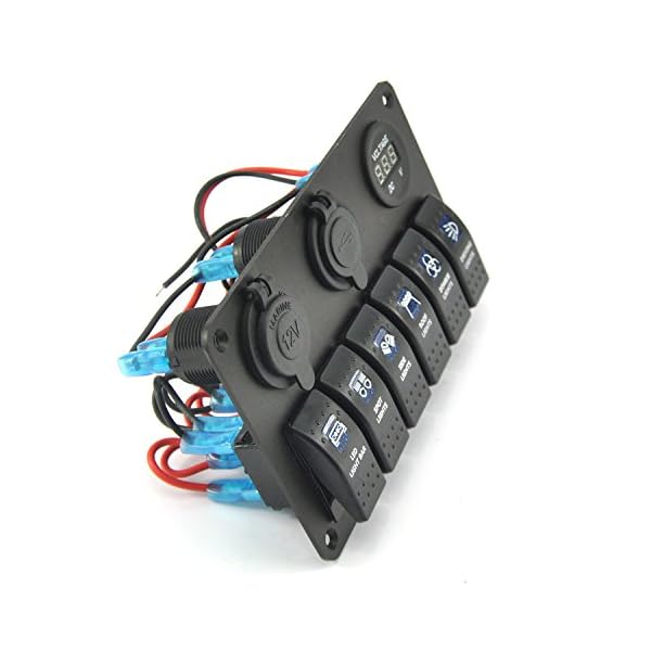 QUWEI-Generic-MarineBoat-Car-6-Gang-Switch-Panel-with-Light-5-Pin-OnOff-Rocker-Switch QUWEI-Generic-MarineBoat-Car-6-Gang-Switch-Panel-with-Light-5-Pin-OnOff-Rocker-Switch