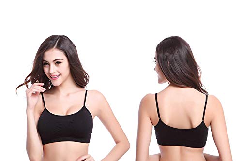 Sports-Style-Bra-Comfort-Bra-Seamless-Women-Lady-Athletic-Solid-Wrap-Chest-Strap-Vest-Tops-Bra