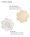 DaisyFormals 20 Pairs Sexy Pasties Satin Nipple Cover Breast Petal pasties Disposable(Flower & Round)