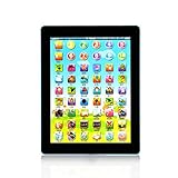 Asatr Children Multi-function Learning Touch Tablet Pad Computer Education Electronic Learning Toys(7.7 x 0.6inch)