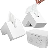 2 Pack Folded Tissue Dispenser Box - Modern Facial