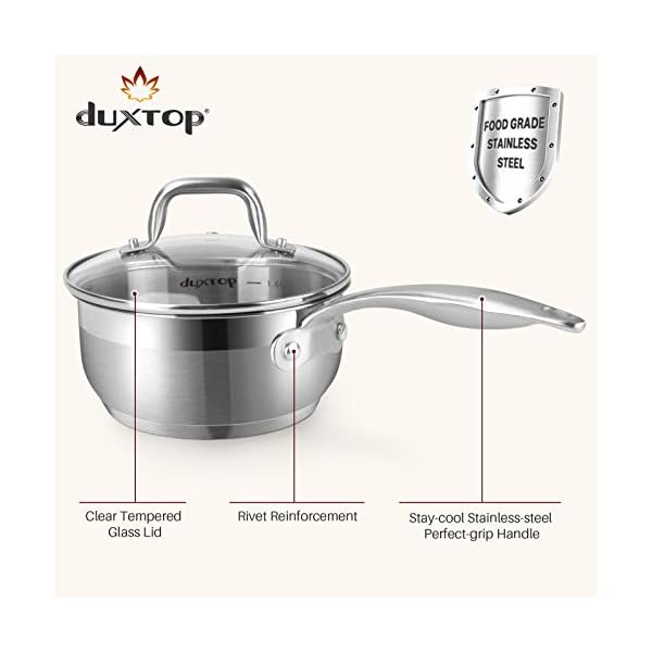 Duxtop-SSIB-Stainless-Steel-Induction-Cookware-Set-Impact-Bonded-Technology-19-Pieces Duxtop SSIB Stainless Steel Induction Cookware Set, Impact-Bonded Technology (19 Pieces)