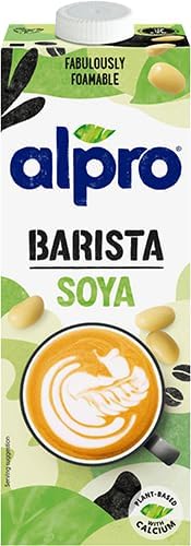 Alpro Bebida Vegetal de Soja Barista - Pack de 8 x 1L