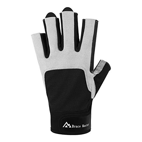image for Brace Master Sailing Gloves Men Women for Sailing, Fishing, Boating, K