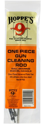 Hoppe's Bench Rest 1-Piece Stainless Steel Rod, Universal Pistol