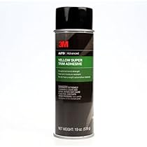 3M 08090 Super Yellow Trim Adhesive, 19oz