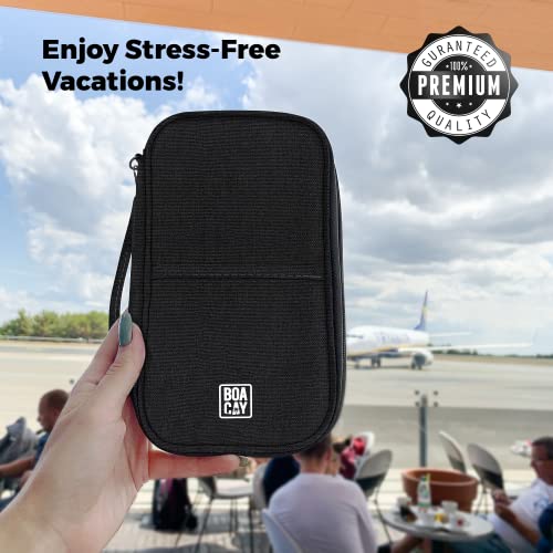 Travel Document Organizer, Family Passport Holder, Premium Wallet For