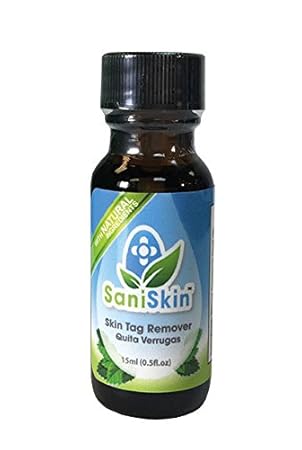 SaniSkin natürlicher Warzen- und Fibrom-Entferner 15 ml | Beauty-Produkt für eine weiche und gesunde Haut | Einfache und sich