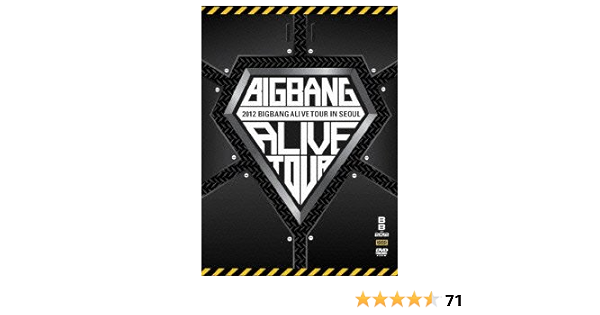 Bigbang 12 Bigbang Alive Tour In Seoul Dvd3 Disc First Press Limited Edition Amazon Com Music