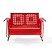Crosley Furniture Bates Loveseat Glider - White