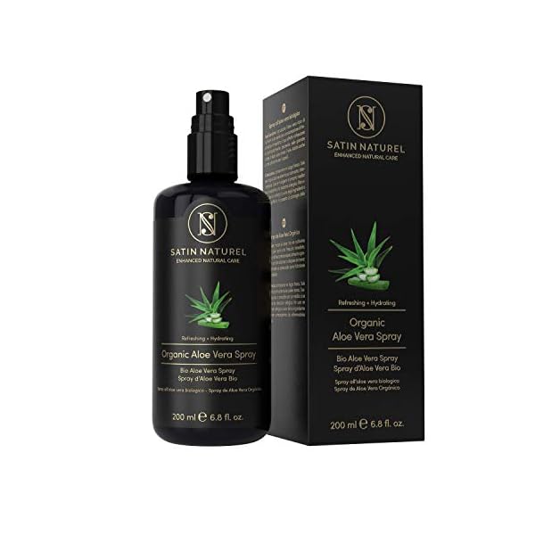 ORGANIC-Aloe-Vera-Spray-Body-Spray-in-200ml-Bottle--Natural-After-Sun-Lotion-wAloe-Vera-Juice-Gel-Pure-Effective--Use-with-a-Night-Cream--Satin-Naturel-Vegan-Skin-Care-Made-in-Germany Organic Aloe Vera 200ml – Vegan Skincare Moisturizer with Pure Aloe Vera, Hyaluronic Acid and Spirulina for All Types of…