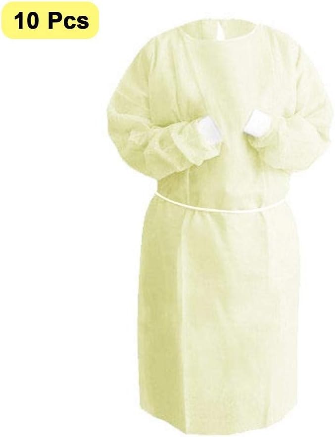 Desirabely | Protective Suit Disposable Protection Gown Home Outdoor Protective Isolation Clothing for Outdoor Cycling Anti-fog Anti-particle Protective Suite