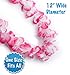 KINWAL Aloha Happiness Hawaiian Leis Necklaces (Pack of 36) + 1 Beige Grass Table Skirt (9ft) - Excellent Birthday Moana Party