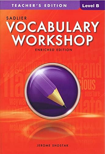 Vocabulary Workshop: Enriched Edition: Student Edition: Level E