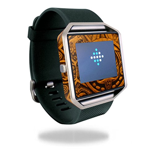MightySkins Protective Vinyl Skin Decal for Fitbit Blaze Cover wrap Sticker Skins Carved Aztec