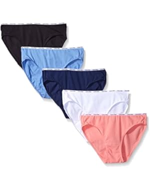 Women's 5 Pack Cotton Stretch Logo Bikini