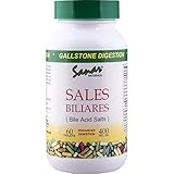 Sanar Naturals Sales Biliares 400mg, 60 Tablets - Ox Bile Salts Dietary Supplement, for Liver Support, Gallbladder, Gallstones, Caffeine Free