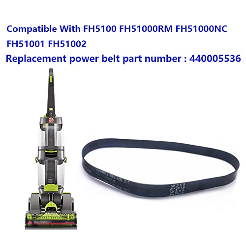 Power Max Belt FH51000 440005536 Replacement Hoover Carpet Steam Vacuum