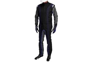K1 RACEGEAR K1 Race Gear CIK/FIA Level 2 Approved Kart Racing Suit (Blue, Large)