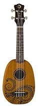 Luna Mahogany Series Tattoo Soprano Pineapple Ukulele

