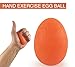 VOPEX Hand Grip Strengthener Exerciser Kit (5 Pack) - Adjustable Hand Grips, Finger Strengthener, Hand Exerciser Grip Ring, Finger Stretcher & Grip Strengthener Ball (Orange)