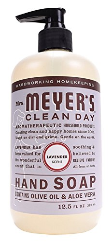 Mrs Meyers Hand Soap Lavender 12.5 Ounce Pump (370ml) (3 Pack)