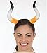 Adult Large Steer Satyr Goat Bull Animal Viking Horns Headband Costume Accessory
