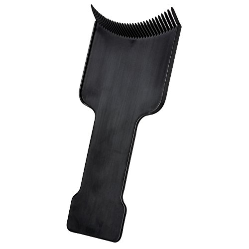 CCbeauty 3Pcs Barber Flat Top Paddle Board Comb Hair Highlighting Sectioning Comb Set for Hair Dye Colors, Balayage & More (Black)