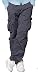 SKYLINEWEARS Mens Casual Wild Cargo Pants Multi Pockets 100% Cotton Trouserss Gray primary