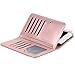 iPhone 8 Case, iPhone 7 Case, BENTOBEN Glitter Sparkly Bling Cute Shiny Faux PU Leather Flip Folio Wallet Protective Cover Credit Card Slots Cash Holder Wristlet Magnetic Snap Closure, Rose Gold
