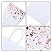 Cooraby 18 Pieces Bronzing Paper Bags Hen Party Bag Rose Gold Bride Wedding Bags Birthday Kraft Bag with Handle for Parties Celebrations
