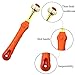 Orgrimmar 3-Sided Pet Toothbrush Dog Toothbrush Removing Bad Breath Tartar Cleaning Mouth Pet Dental Care Cat Cleaning Mouth (Pack of 4)