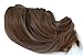 CAISHA Bun Hairpiece Ponytail With Butterfly Clip Hair Bun Bridal Hairstyle Hepburn Bun Scrunchie Straight Light Brown H407