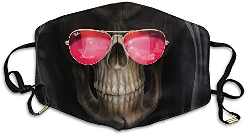 Opaowoe Iiena Adult Anti Dust Skulls Eyes Reaper Funny Gothic Sunglasses Smiling Anti Pollution Masks