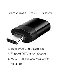 Hub USB de 4 puertos, Hub de extensión USB 3.0, Hub de extensión, adaptador externo de puerto USB múltiple para ordenador, disco USB, impresora, ratón y teclado