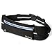 Running Belt, Sport Belt Canbor Running Waist Pack Pouch Bag Fanny Pack Sports Storage Belt for Apple iPhone iPod Samsung Galaxy Note and More, for Men Women Workout Exercise Gym Jogging Walking
