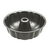 Ecolution Bakeins Bundt Cake Pan – PFOA, BPA, and PTFE Free Non-Stick Coating – Heavy Duty Carbon Steel – Dishwasher Safe – Gray – 9.25” x 9.5” x 3. 5”