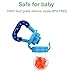 Baby Food Feeder, Silicone Pacifier Teething Toy - Maberry Mesh with Fresh Fruit Vegetable for Infants, Toddlers, and Kids - 2Pack (Blue&Green) (Blue / Green)