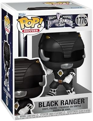 Pop! Filmes: Poderoso Morphin Filme Power Rangers - Black Ranger