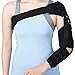 Enshey Shoulder Brace Support Correct Belt -Compression Pad Sleeve for Right or Left Upper Arm & Shoulder Support with Adjustable Straps for Stroke Hemiplegia Subluxation Recovery