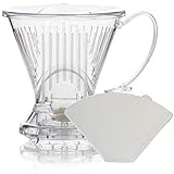 Clever Coffee Dripper With Bonus Filters Included (Clear)