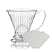 Clever Coffee Dripper With Bonus Filters Included (Clear)