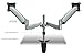 Mount-It Height Adjustable Dual Arm Computer Desk Mount Standthumb 3