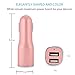 Tranesca Dual USB Car Charger (Compatible with) for iPhone X 8 7 6S 6 Plus, 5 SE 5S 5 5C, Samsung Galaxy S9 S8 S7 S6 Edge, Note 8 4, LG G6 G5 V10, HTC,Nexus 5 X 6P,Pixel,iPad Pro and More- Rose Gold