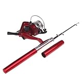 Docooler Saltwater Fishing Tackle Pen Shape Rod Pole & Reel Combos