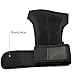 CFORWARD Sports Leather Hand Grips Gloves with Wrist Support for Cross Fitness WODs, Pull Ups, Kettlebell Workout, Barbell Training, Weightlifting, Velcro Wrist Support, for Men and Women (Large)