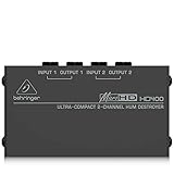 Behringer MicroHD HD400 Ultra-Compact 2-Channel Hum Destroyer