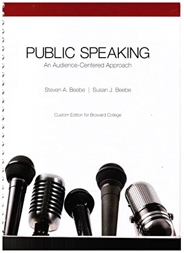 Public Speaking: An Audience-centered Approach 1269904140 Book Cover